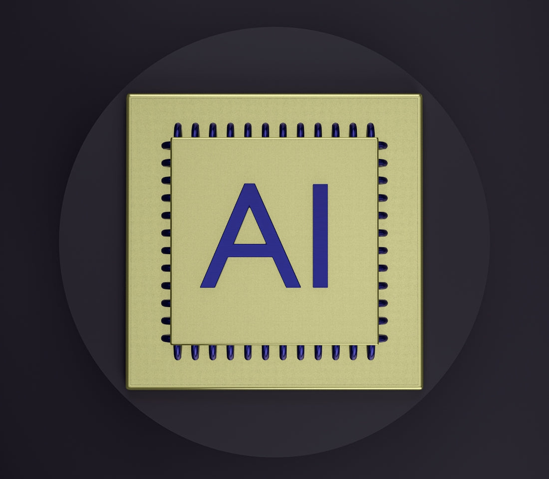 a computer chip with the letter a on it