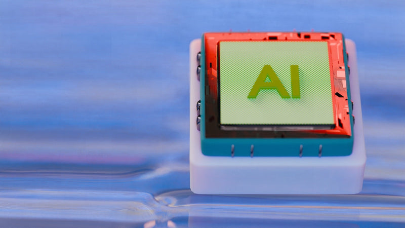 Ai chip illustration for technological advancement.