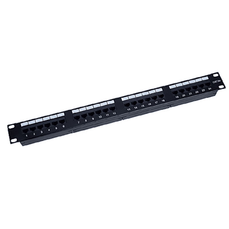 Get Commscope Netconnect Cat5e 1U SL Panel, 24port Loaded - vnetwork