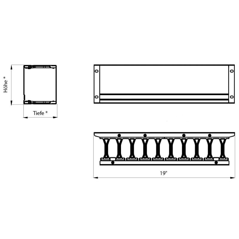 Get R&M 19" HD Cable Management from Malaysia Distributor - vnetwork