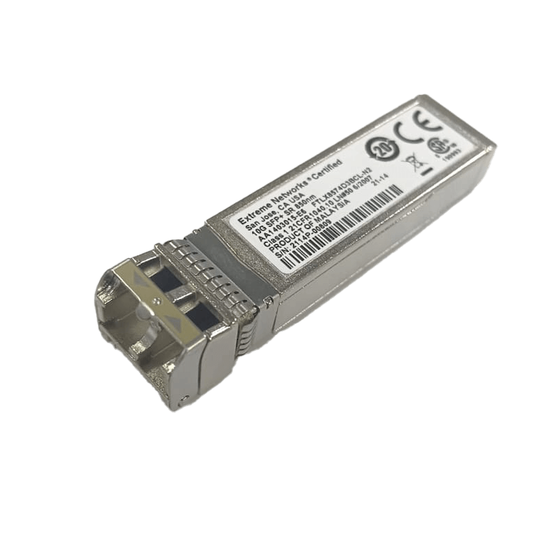 Extreme Networks 10GBase-SR SFP+ Transceiver - vnetwork