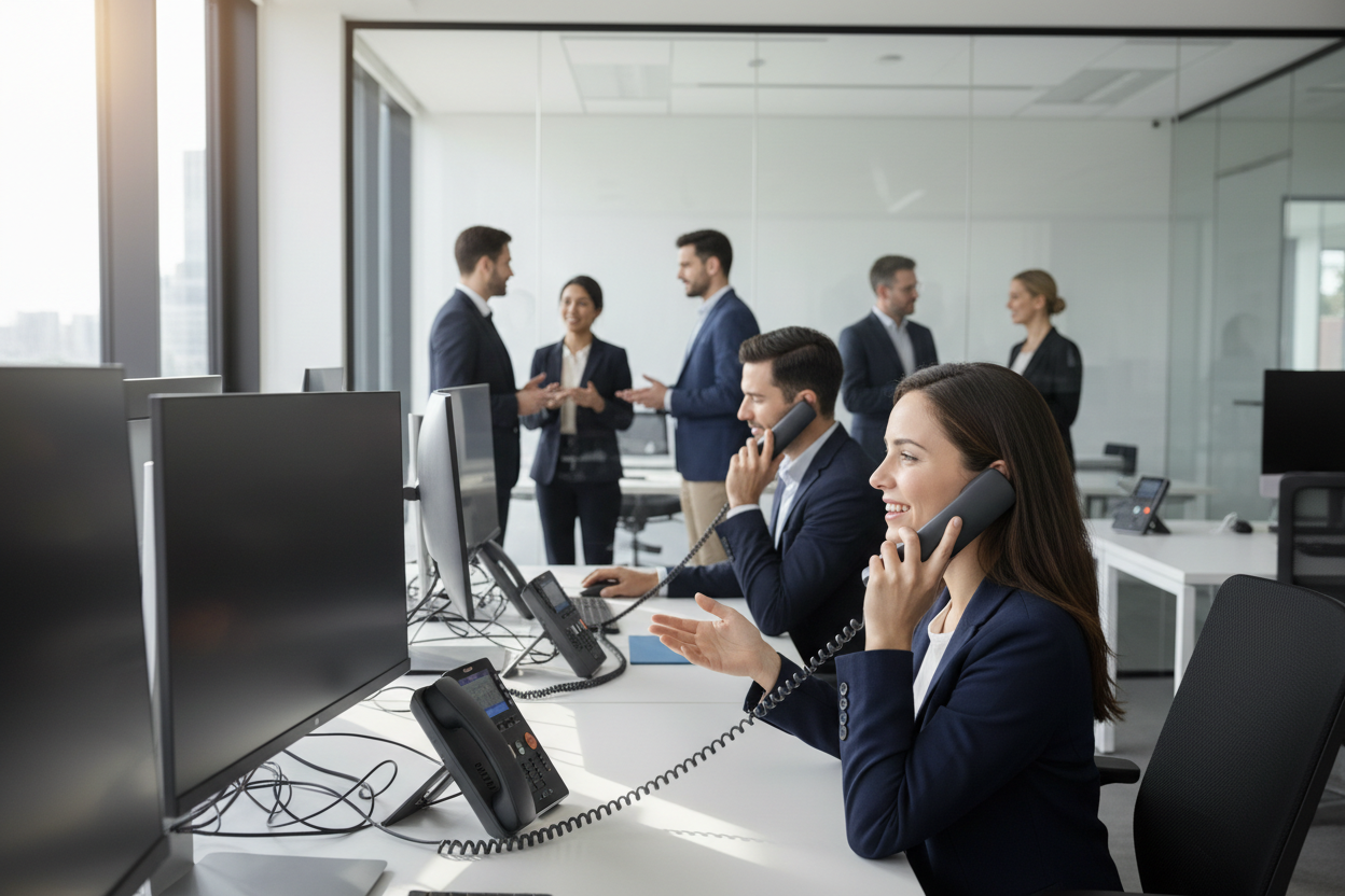 Cloud PBX promotional image