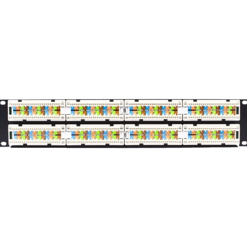 Get Commscope Systimax Cat5e U/UTP 2U Panel, 48port loaded - vnetwork