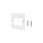 Get Commscope LF80/LF00 Faceplate, 2-port, White - vnetwork