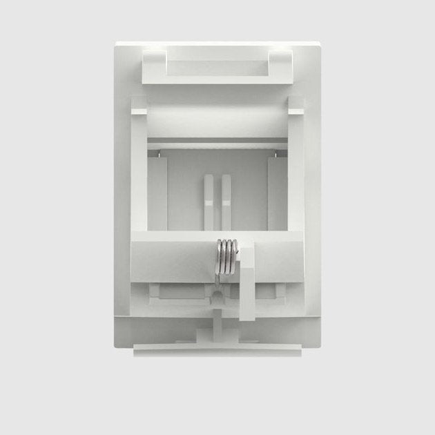 Get Commscope LF80 U/F/STP-262 Angled Shuttered Faceplate module, white - vnetwork