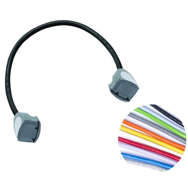 Get Commscope Systimax Cat6 U/UTP PVC VisiPatch Cord 10F, DG - vnetwork
