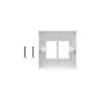 Get Commscope LF80/LF00 Faceplate, 2-port, White - vnetwork