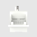 Get Commscope LF80 U/F/STP-262 Angled Shuttered Faceplate module, white - vnetwork